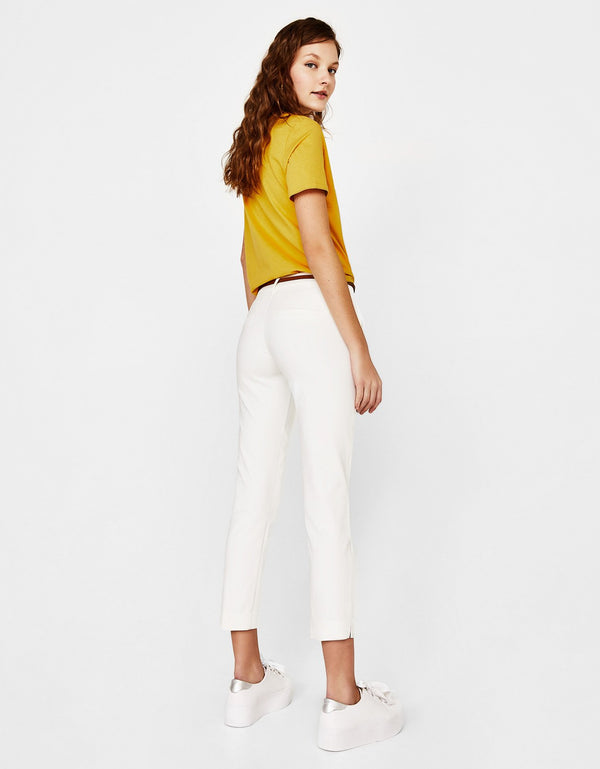 Belted trousers