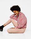 Skinny mid-rise trousers