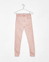 Skinny mid-rise trousers