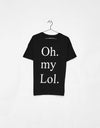 Ecologically grown cotton T-shirt with slogan