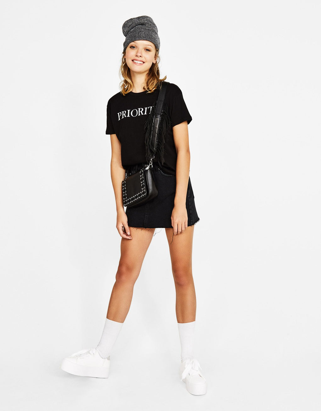 Flag Cotton Crewneck Sweater