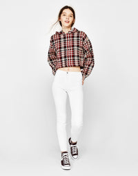 High waist denim jeggings