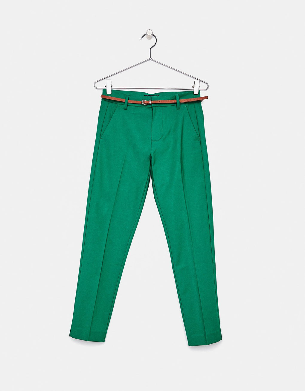 Belted chino trousers polo