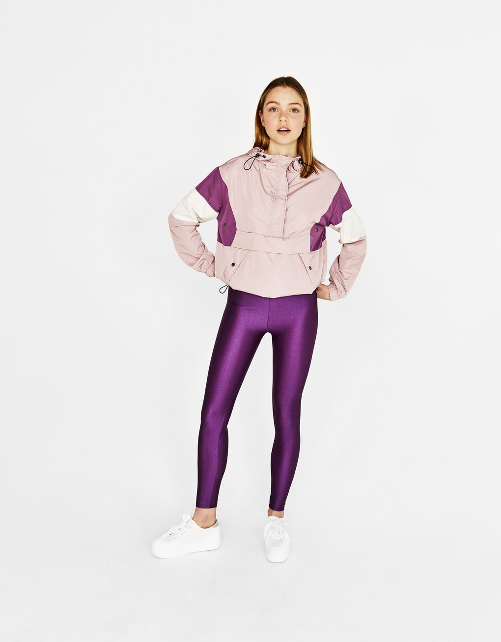 Jacket with pouch pocket