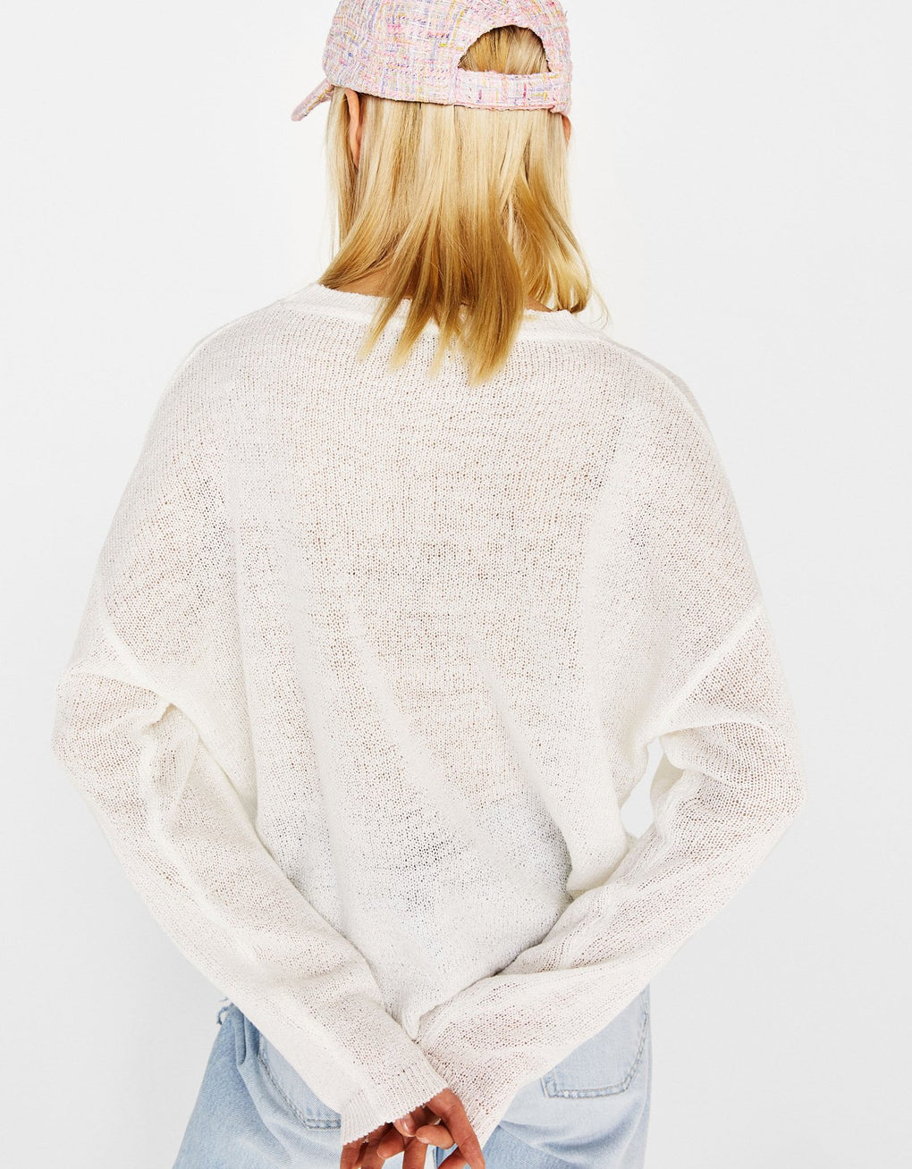 Loose-fit round neck sweater