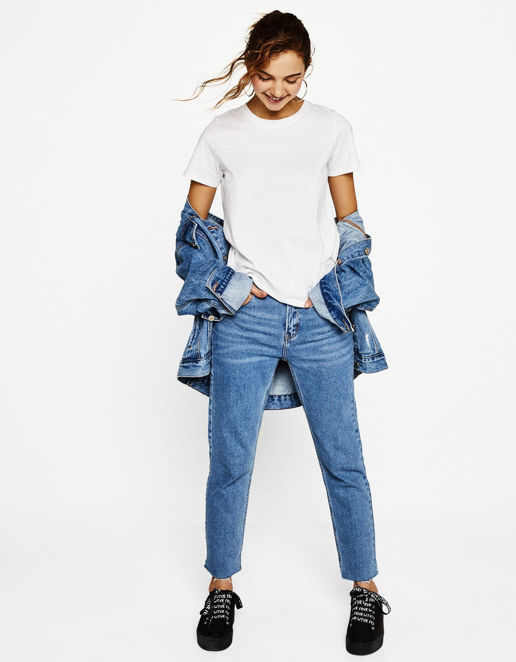 Cotton Off-the-Shoulder Tee