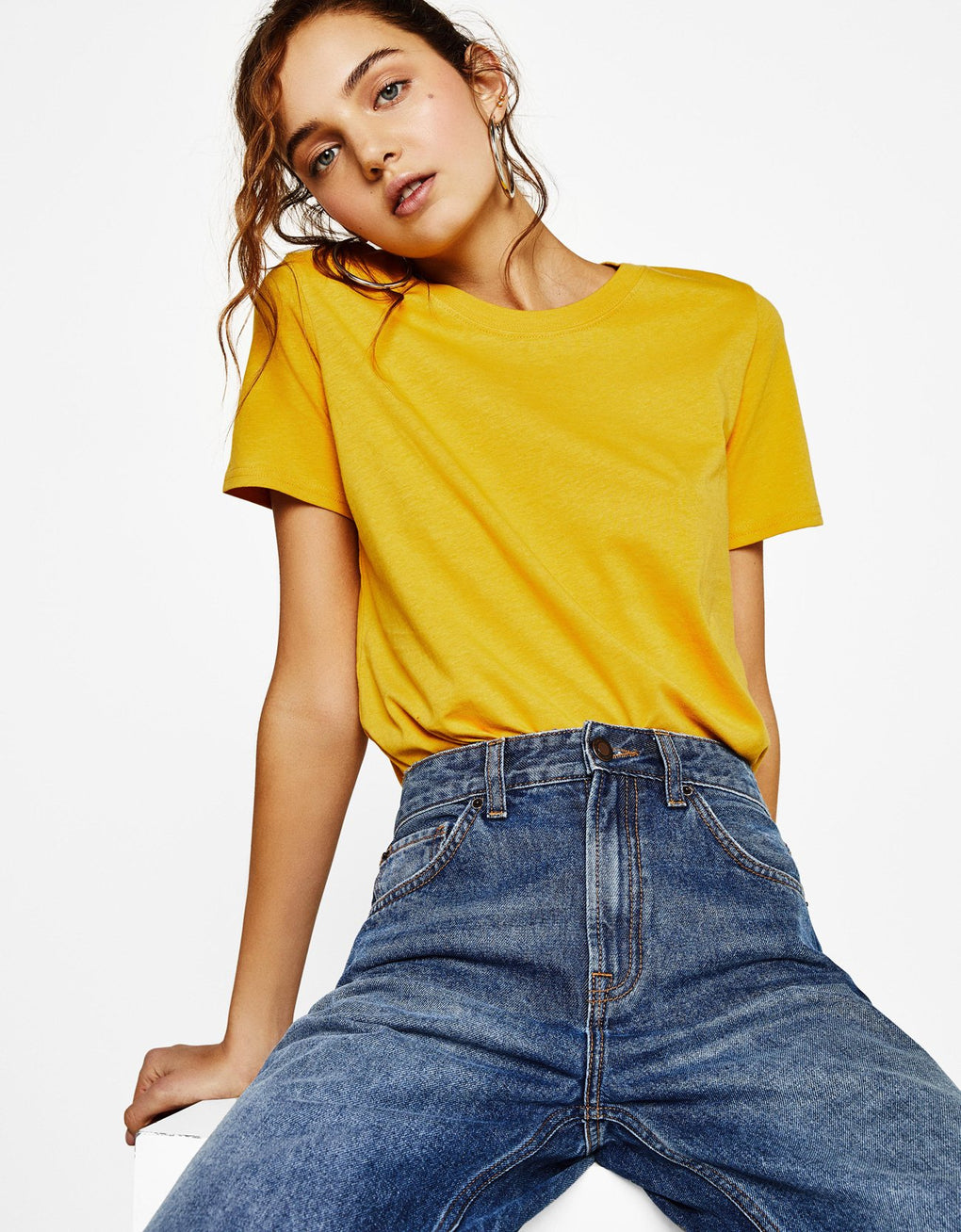 Cotton Off-the-Shoulder Tee