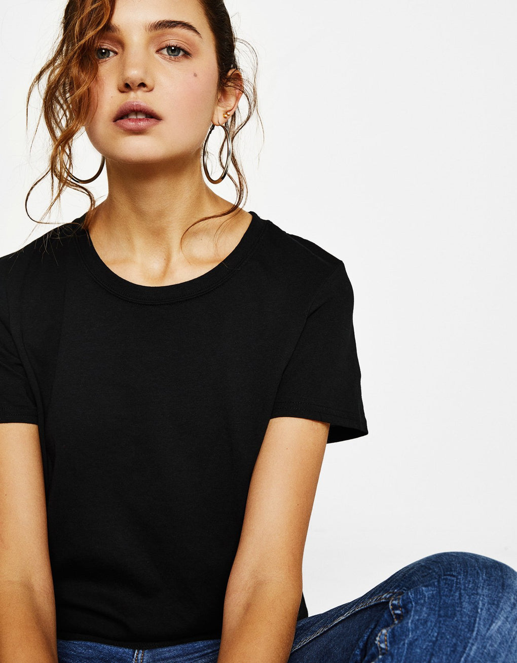 Cotton Off-the-Shoulder Tee