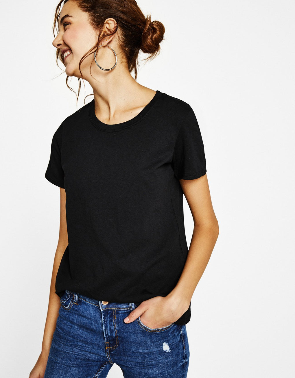 Cotton Off-the-Shoulder Tee