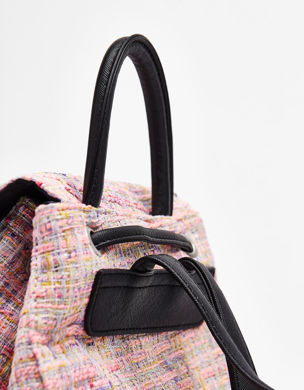 Mini tweed backpack